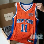 New York Knicks Spider-Man Brand New Day Web Jersey