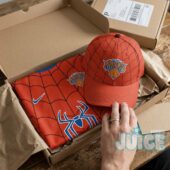 New York Knicks Spider-Man Brand New Day Web T-Shirt