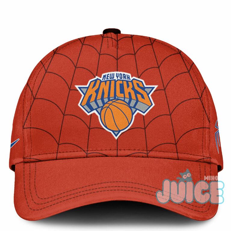 New York Knicks Spider-Man Brand New Day Web T-Shirt - Detail View
