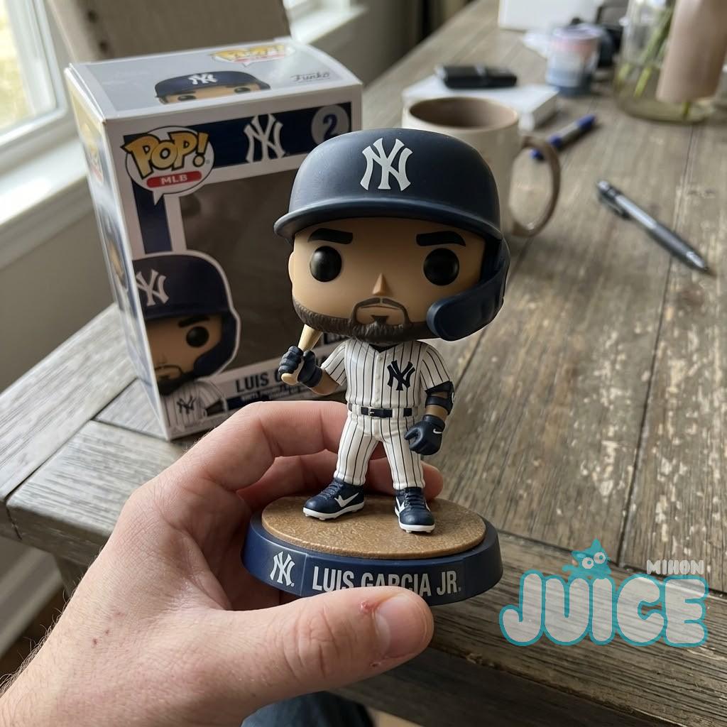 Luis García Jr. New York Yankees 2026 Trade Concept Pop Figure - Detail View