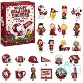 Oklahoma Sooners Snoopy Advent Calendar 2026