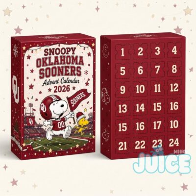 Oklahoma Sooners Snoopy Advent Calendar 2026