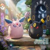 Pokemon Espeon Umbreon Squishmallows Plush Toy