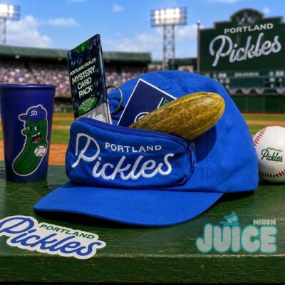 Portland Pickles Zipper Pouch Baseball Cap