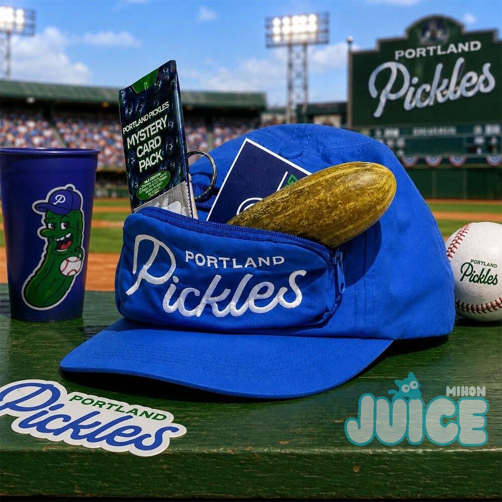 Portland Pickles Zipper Pouch Baseball Cap - Front View