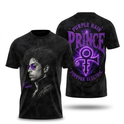 Prince Purple Rain Prince Symbol Forever Electric T-Shirt