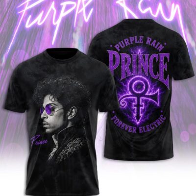 Prince Purple Rain Prince Symbol Forever Electric T-Shirt