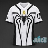 Real Madrid Spider-Man Venom Crossover T-Shirt
