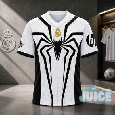 Real Madrid Spider-Man Venom Crossover T-Shirt