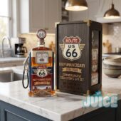 Route 66 Mother Road Centennial Fuel Whiskey Decanter