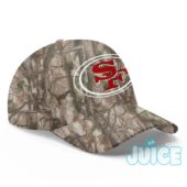 San Francisco 49ers Camo Faithful To The Bay Hoodie - model wearing the hoodie from chest down