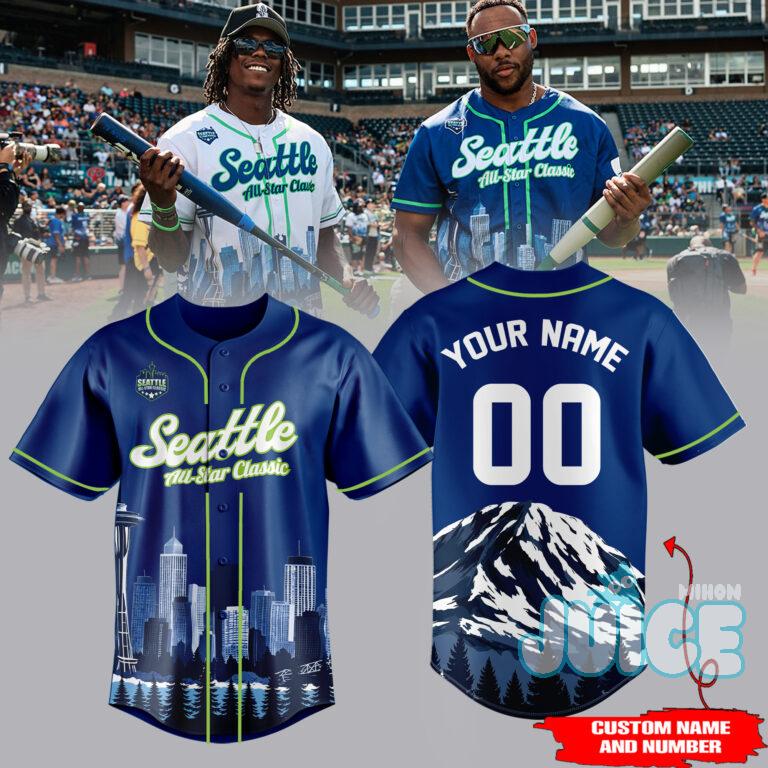 Seattle All-Star Classic Baseball Jersey - Detail View