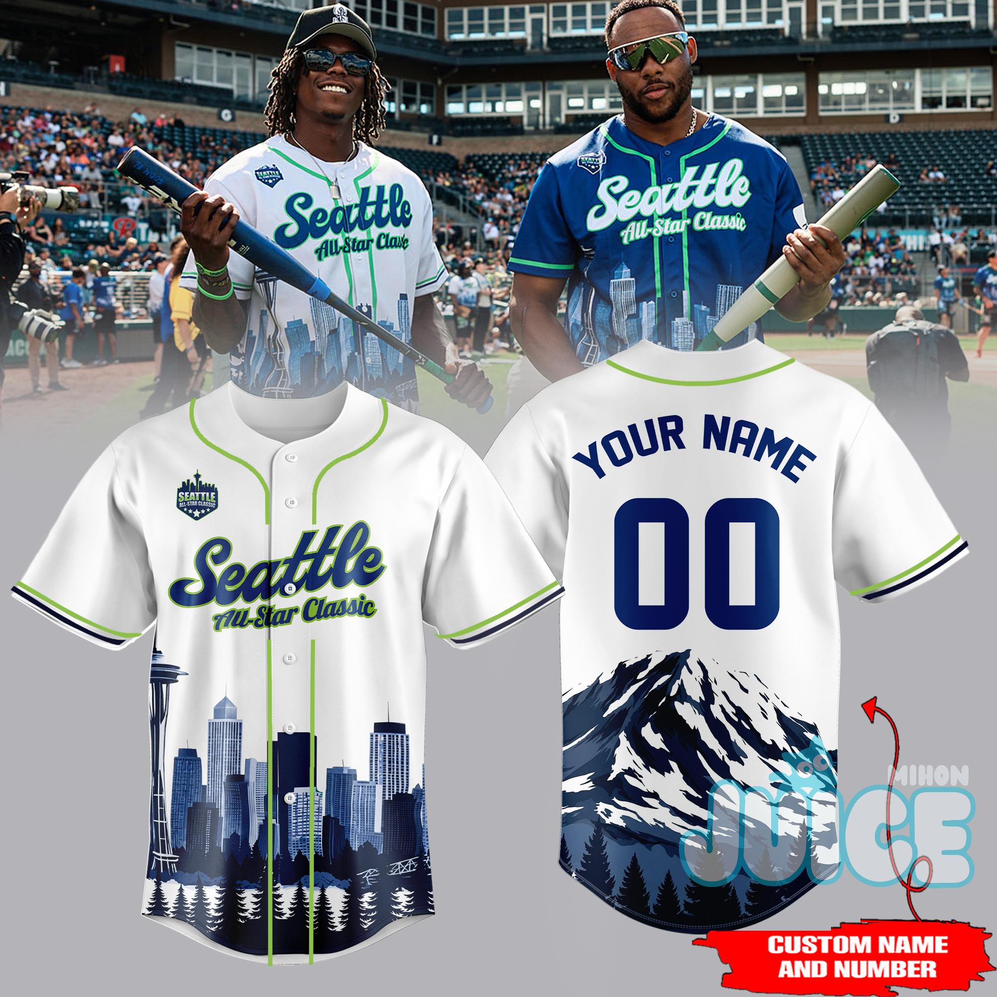 Seattle All-Star Classic Baseball Jersey - Front View