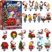 Snoopy Christmas Collectible Figure Advent Calendar Set