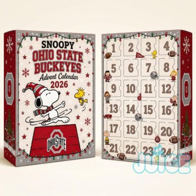 Snoopy Ohio State Buckeyes Advent Calendar 2026
