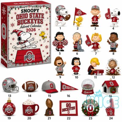 Snoopy Ohio State Buckeyes Advent Calendar 2026 Snoopy Ohio State Buckeyes Advent Calendar 2026