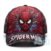 Spider-Man Electric Web Distressed Baseball Cap