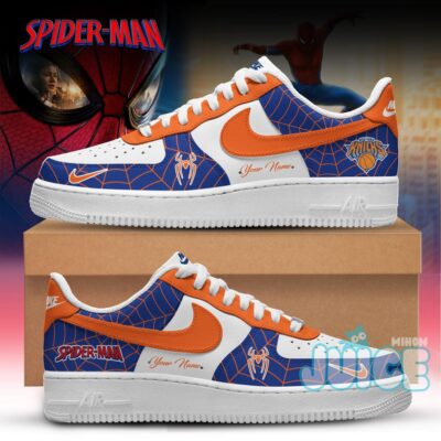 Spider-Man Brand New Day New York Knicks Custom Sneakers Spider-Man Brand New Day New York Knicks Custom Sneakers