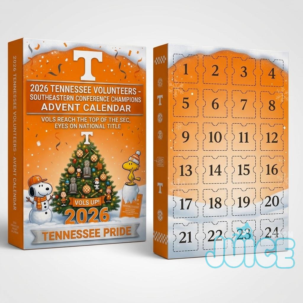 Tennessee Volunteers Southeastern Conference Champions Advent Calendar 2026 Tennessee Volunteers Southeastern Conference Champions Advent Calendar 2026