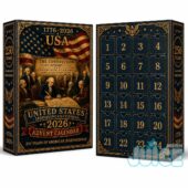 United States Semiquincentennial 2026 250 Years of American Independence Advent Calendar - calendar box detail