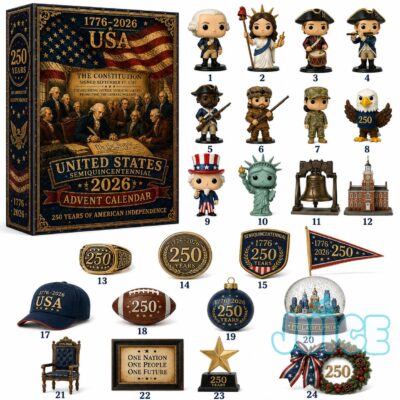 United States Semiquincentennial 250 Years of American Independence Advent Calendar