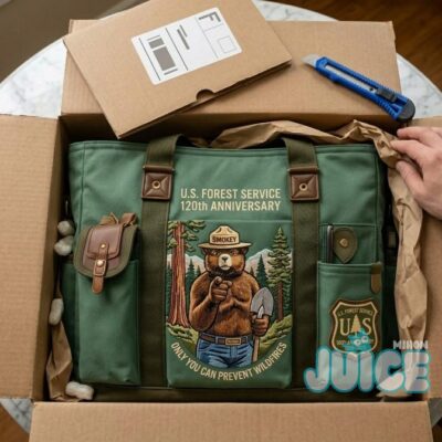 Smokey Bear 120th Anniversary Wildfire Prevention Tote Bag