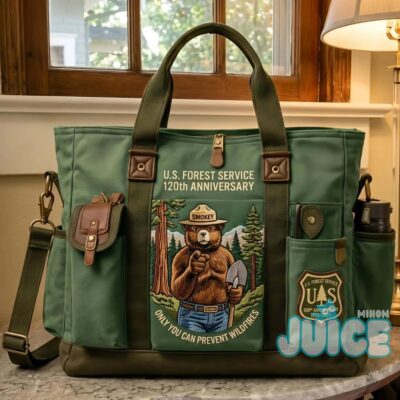 Smokey Bear 120th Anniversary Wildfire Prevention Tote Bag