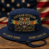 Vietnam Veteran 58,479 Hero Never Forgotten 1955-1975 Tiger Boonie Hat