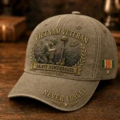 Vietnam Veteran 58,479 Remembered 1955-1975 Cap