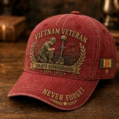 Vietnam Veteran 58,479 Remembered 1955-1975 Cap