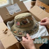 Yellowstone National Park Wildlife Landscape Bucket Hat